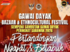 Pekit Ngajat enggau Betabuh beserimbai enggau Gawai Dayak 2026 dibuka ngagai penyereta