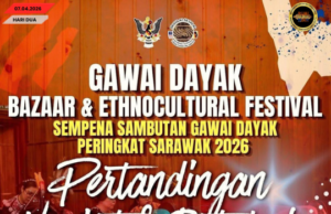 Pekit Ngajat enggau Betabuh beserimbai enggau Gawai Dayak 2026 dibuka ngagai penyereta