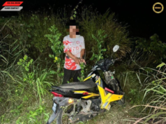Saspek kes enchuri mutosikal ditan, Polis mujur ngerampas Honda Wave