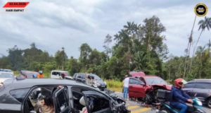 Penusah Aksiden Ngaul Dua Buah Entukar Ba Jalai Bukit Berangan