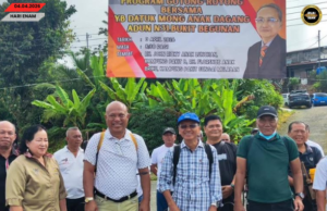 Tiga buah rumah panjai nerima MRP RM40,000 beserimbai pengawa beripai ba Pakit enggau Sg. Melaban