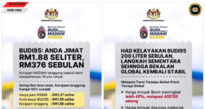 Bejimat RM376 Sebulan Nengah Inisiatif BUDI95