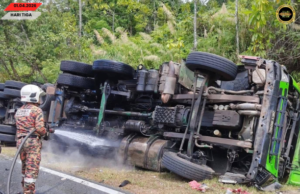 Deriba treler balat bakal pengudah tepawah ba Gunung Inas