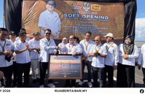 Jematan Batang Lupar No.1 Lambang Penyulut Baru Sarawak — Douglas Uggah