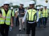 Direktor JKR Sarawak meresa penyikap pengawa bejadika Jematan Batang Lupar 1