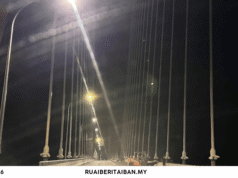 Pengawa Nyendiaka Sistem Lampu Ba Jematan Batang Lupar Chakah Diadu Sebedau Dibuka enggau Rasmi