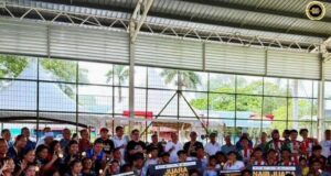 Pekit Futsal Bukit Saban 2026 negapka lumba enggau main sereta penyerakup komuniti