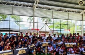 Pekit Futsal Bukit Saban 2026 negapka lumba enggau main sereta penyerakup komuniti