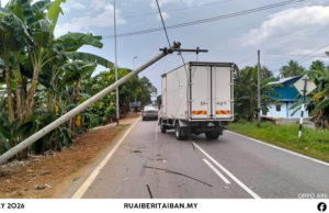 Tiang chundung ba Kampung Bajong Ili meri pengirau sereta risiko pengelikun jalai alun