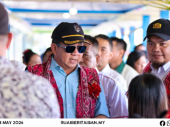 Opis Kereja Raya Mukah Ngaul Komuniti Sungai Passin Beserimbai enggau Mantar Gawai 2026