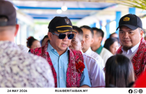 Opis Kereja Raya Mukah Ngaul Komuniti Sungai Passin Beserimbai enggau Mantar Gawai 2026
