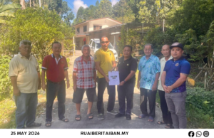 Program Nyerahka Taba Projek Transformasyen Menua Pesisir (RTP) 2026 di Kebun Cina, Spaoh udah diatur
