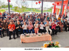 Sepenyampau 200 iku penerima ari sitak DUN Layar nerima pemeri beserimbai enggau Pengerami Sejambak Kasih Hari Gawai