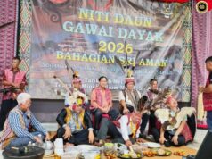 Pengawa bejalai “Niti Daun” ngelaika penyerakup komuniti Sarawak