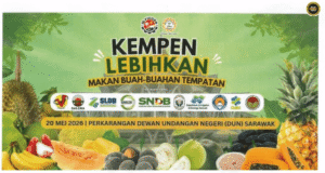 Premier Sarawak Ngiring Inisiatif Ngelakuka Buah Enggau Beras Menua