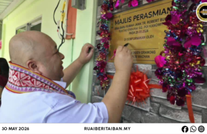 Rumah Panjai Baru Rh Robert Bugap Dipenyadika, Ngenegapka Pemansang Komuniti