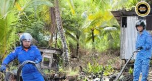 APM Samarahan nangkap ular sawa panjai empat meter