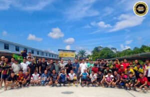 Pekit sepak takraw Sungai Senga narit 100 Iku Pesereta, Negapka Pengelandik Lumba enggau Main Raban Nembiak