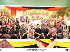 Pengerami Sejambak Kasih Hari Gawai 2026, ngerami 100 iku penerima ba Sarikei