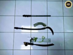 Senyata ditemu dalam kerita, dua lelaki ditan nyengkaum nembiak deka diriman
