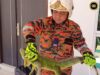 BBP Lutong mujur nangkap Mujur Iguana ti tama ke rumah ba Tudan