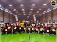Floorball meri kelala potensial baru lumba nembiak Sarawak nengah program renggat nengeri 2026