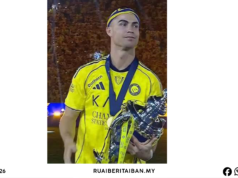 Ronaldo enggsu Al-Nassr menang Trofi Liga Pro Saudi
