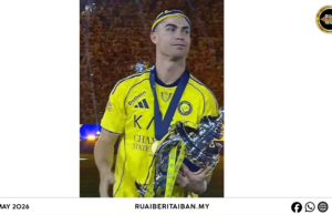 Ronaldo enggsu Al-Nassr menang Trofi Liga Pro Saudi