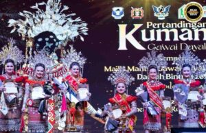 Amyder Midey anak Drake, dichiri nyadi Kumang Gawai Dayak Bintulu 2026