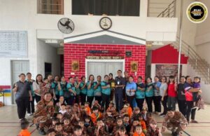 Tabika Perpaduan Bintangor nyereta Program Penyedar Penusah Angus begulai enggau BBP Bintangor