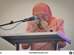 Indai Nyadi Tiang Pengering Diri Sebilik, Pengawa Iya Patut Dikingat Ninting Hari
