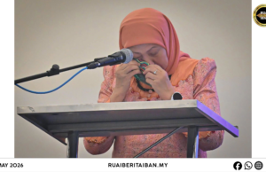 Indai Nyadi Tiang Pengering Diri Sebilik, Pengawa Iya Patut Dikingat Ninting Hari
