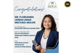Pemujur Dr Florianna nerima puji ari SDGA