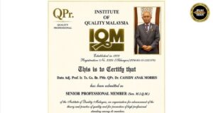 Meri puji enggau pengaga ati ngagai Direktor Opis Kereja Raya (JKR) Sarawak, Datu Dr Cassidy anak Morris