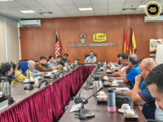 Aum pengatur Ngenegapka Pengawa Nyendiaka Pengawa Nasih Tanah SK Nanga Enteban, Betong