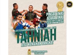 Sapok Biki Mengkang Nyadi Ikon Tinju Nasional, Neruska Pengawa Nyadi Soldadu Darat
