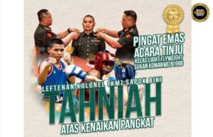Sapok Biki Mengkang Nyadi Ikon Tinju Nasional, Neruska Pengawa Nyadi Soldadu Darat