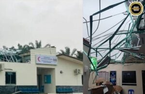Kudi ngerusakkan struktur klinik, servis pengerai dipindah sementara ngagai palan likun