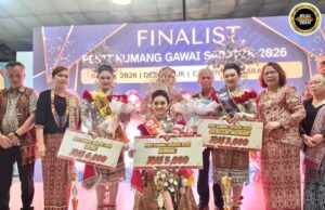 Olivia Ontai Kumang Gawai Dayak Saratok 2026, Deka Ngemesaika Budaya Iban