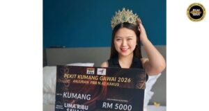 Priscilla anak Sidi menggi gelar Kumang Kakus 2026