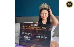 Priscilla anak Sidi menggi gelar Kumang Kakus 2026