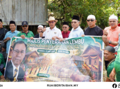 Pengerami nyerahka chapi ungkup raban ngintu Hari Raya Aidiadha mandangka semengat pengibuh, pengelurus ati enggau penyerakup
