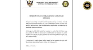 3 enggau 4 Jun Ditetapka Nyadi Hari Besai Silih Di Sarawak