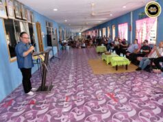 Demo Plot Padi pemesai lapan ekar ba Sg. Melangan meransang teknologi betanam betupi moden Sarawak