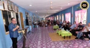 Demo Plot Padi pemesai lapan ekar ba Sg. Melangan meransang teknologi betanam betupi moden Sarawak