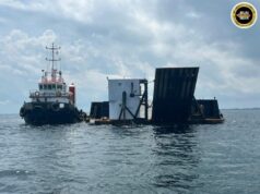 APMM ngetan sebuah Kapal Tunda enggau tungkang ketegal penyalah pengelikun enggau dokumentasyen
