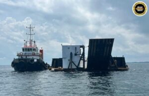 APMM ngetan sebuah Kapal Tunda enggau tungkang ketegal penyalah pengelikun enggau dokumentasyen