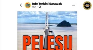 JKR Sarawak nyangkal tuduh ti madahka struktur Jematan Batang Lupar I bisi penanggul