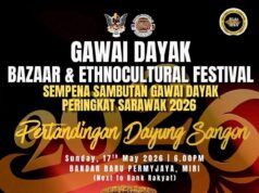 Pekit Dayung Sangon narit ati dikena mandangka budaya asal Bidayuh