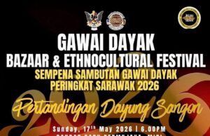 Pekit Dayung Sangon narit ati dikena mandangka budaya asal Bidayuh